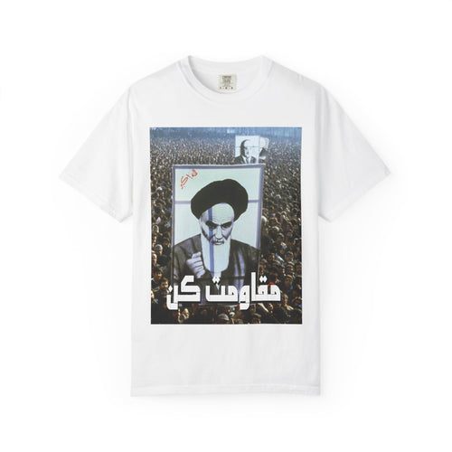Graphic T‑Shirt with Middle Eastern Protest Poster Design